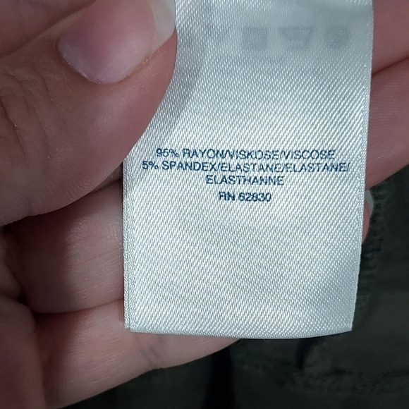 Lands' End Olive Green Open Front Long Sleeve Cardigan in Size 3X (24W-26W) - Picture 8 of 10